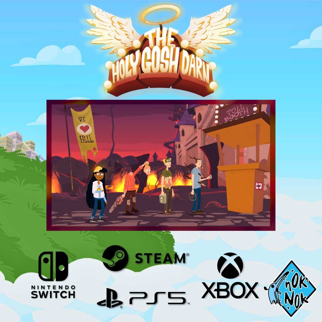 Whoa two releases in one week!!!

The trilogy is complete at last! It was so lovely to work with the <a href="/PerfectlyParano/">The Holy Gosh Darn</a> crew again, can confirm that after many hours of editing dialogue the script is still blasphemously funny 😈