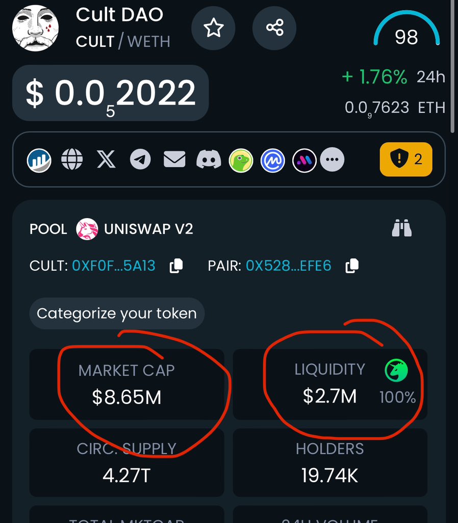 Steve0shi's tweet photo. When you understand crypto you can appreciate how incredibly important this is. 

$CULT https://t.co/L2rrbRP8tP