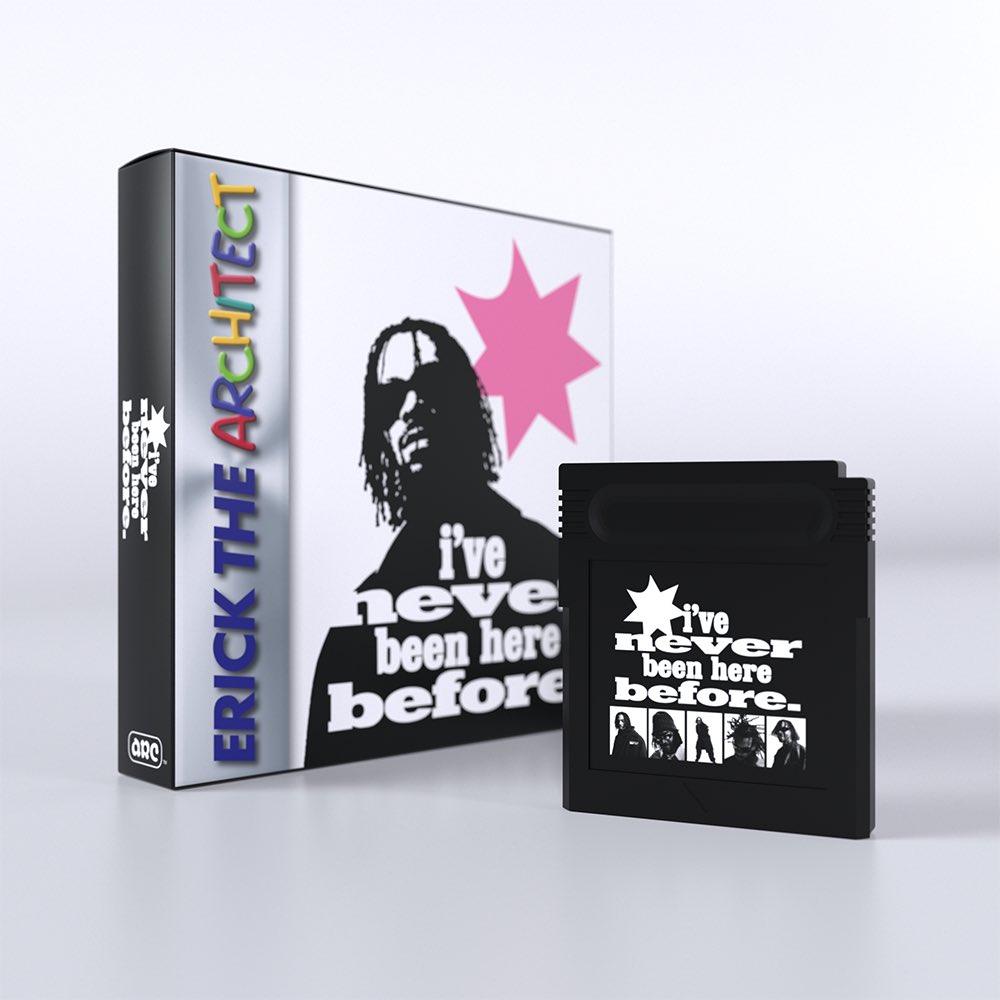 99Vinyl's tweet photo. 🚨 Merch Release 

One of the coolest merch releases I’ve seen.

Erick the Architect released his own Gameboy Color game on an actual working cartridge.  It includes the full game with an extra level and the soundtrack from Erick’s debut album converted into low-fi 8-bit musical versions

https://t.co/vIip2G3EmV