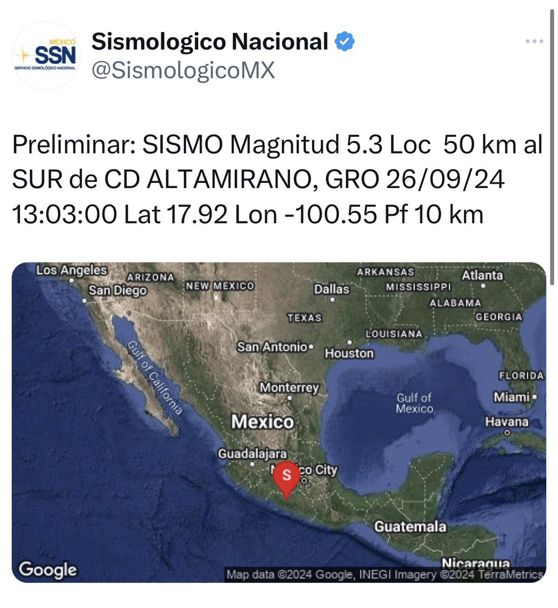 horacioduarteo's tweet photo. 🚨Se activa #AlertaSísmica y los protocolos de Protección Civil en los municipios del #EstadoDeMéxico. Estamos en calma y revisando…

En Guerrero, Morelos, Michoacán y la Ciudad de México también se activaron protocolos. #Temblor #Sismo https://t.co/dJRcs1mYdu