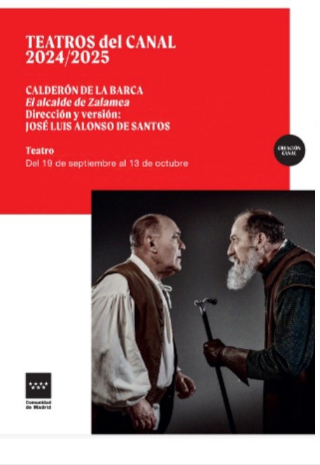 efalip's tweet photo. Magnífica puesta en escena de #ElalcaldedeZalamea en @TeatrosCanal #Calderón https://t.co/aoI7KyF8aw