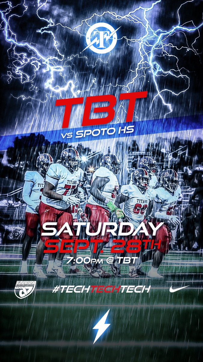 TBTFootball's tweet image. Just know we’ll be ready. Can’t wait to see our fans Saturday. #techtechtech 
📍6410 Oreint rd