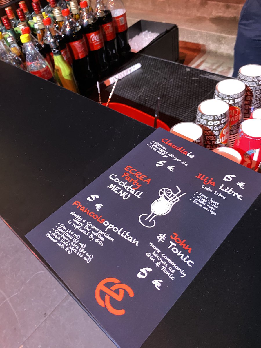 ECREA_eu's tweet image. Which coctail is your favorite? Enjoy and have fun at #ECREA2024 conference party! #Ljubljana #Križanke