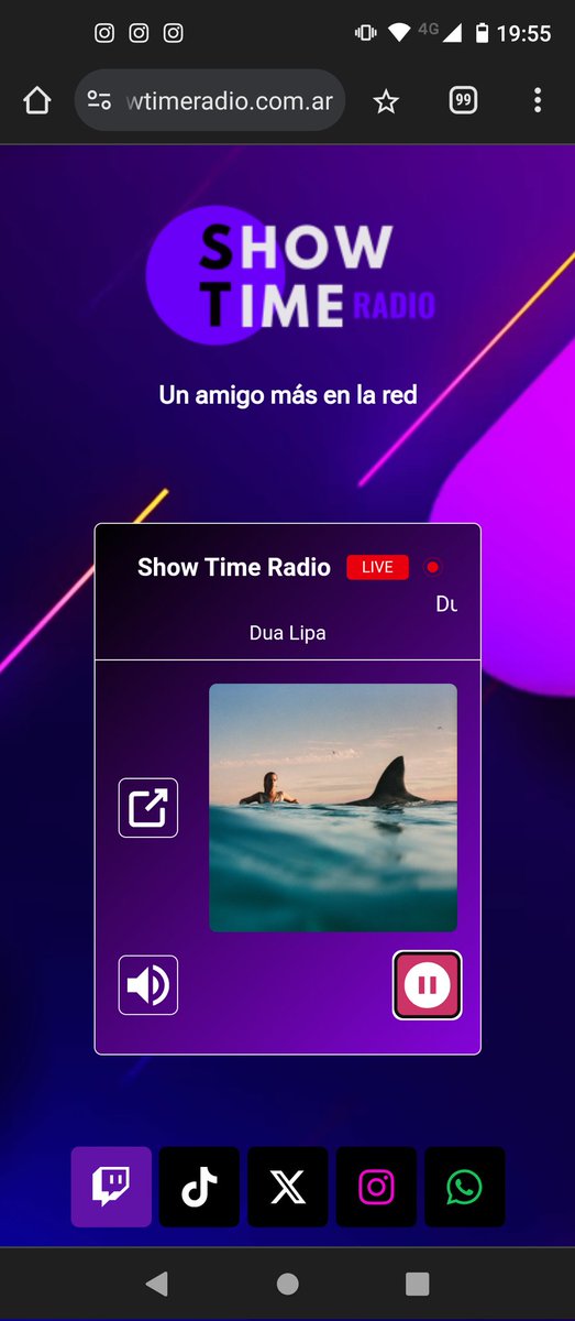 Estamos al aire las 24hs con la mejor #música 🎵 🎼
Show Time Radio / Tu radio amiga en internet 
showtimeradio.com.ar