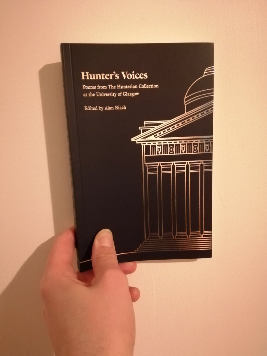 Great launch tonight for this anthology of responses, edited by Alan Riach and including one normal poem by me and one multitudinous poem generator <a href="/hunterian/">The Hunterian</a> <a href="/StewedBooks/">Stewed Rhubarb Press</a>