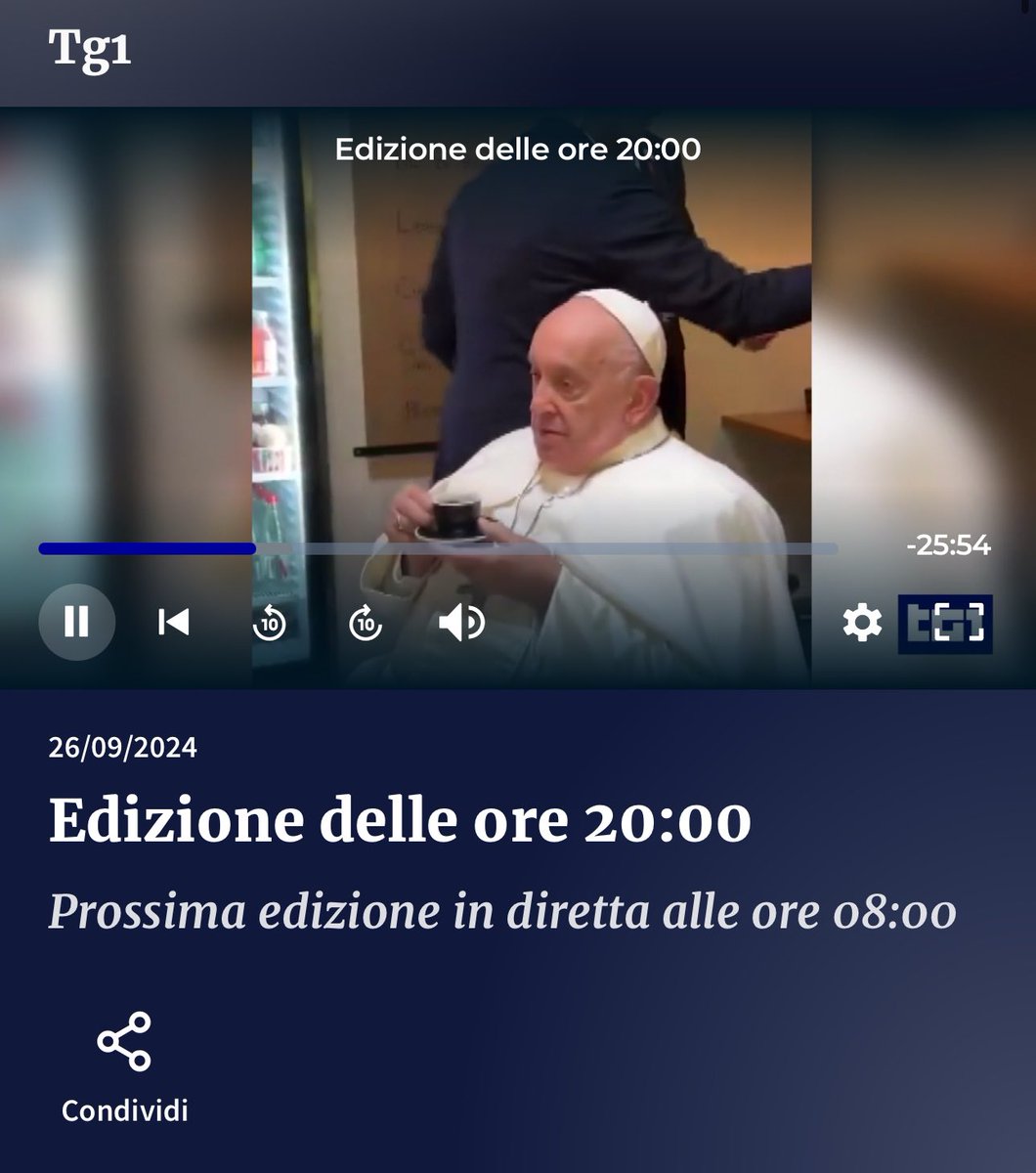 E <a href="/Pontifex/">Pope Leo XIV</a> oggi si concede un fuoriprogramma : un caffè al bar con i suoi collaboratori prima di lasciare il Granducato. Tra loro il Comandante della #Gendarmeria vaticana #Gauzzi e il commissario #DeSanctis, nei giorni scorsi sotto attacco per le indagini sulla compravendita