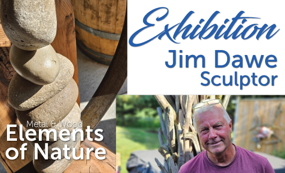 Jim Dawe Exhibition - Elements of Nature 
October 4 - 13
Jim's AWARD winning sculpture was spectacular at Paint Ontario. His unique style of combining metal, wood &amp; rock create pieces that are artistic &amp; captivating to view.
JOIN US Opening Night at 4 
gbartcentre.com