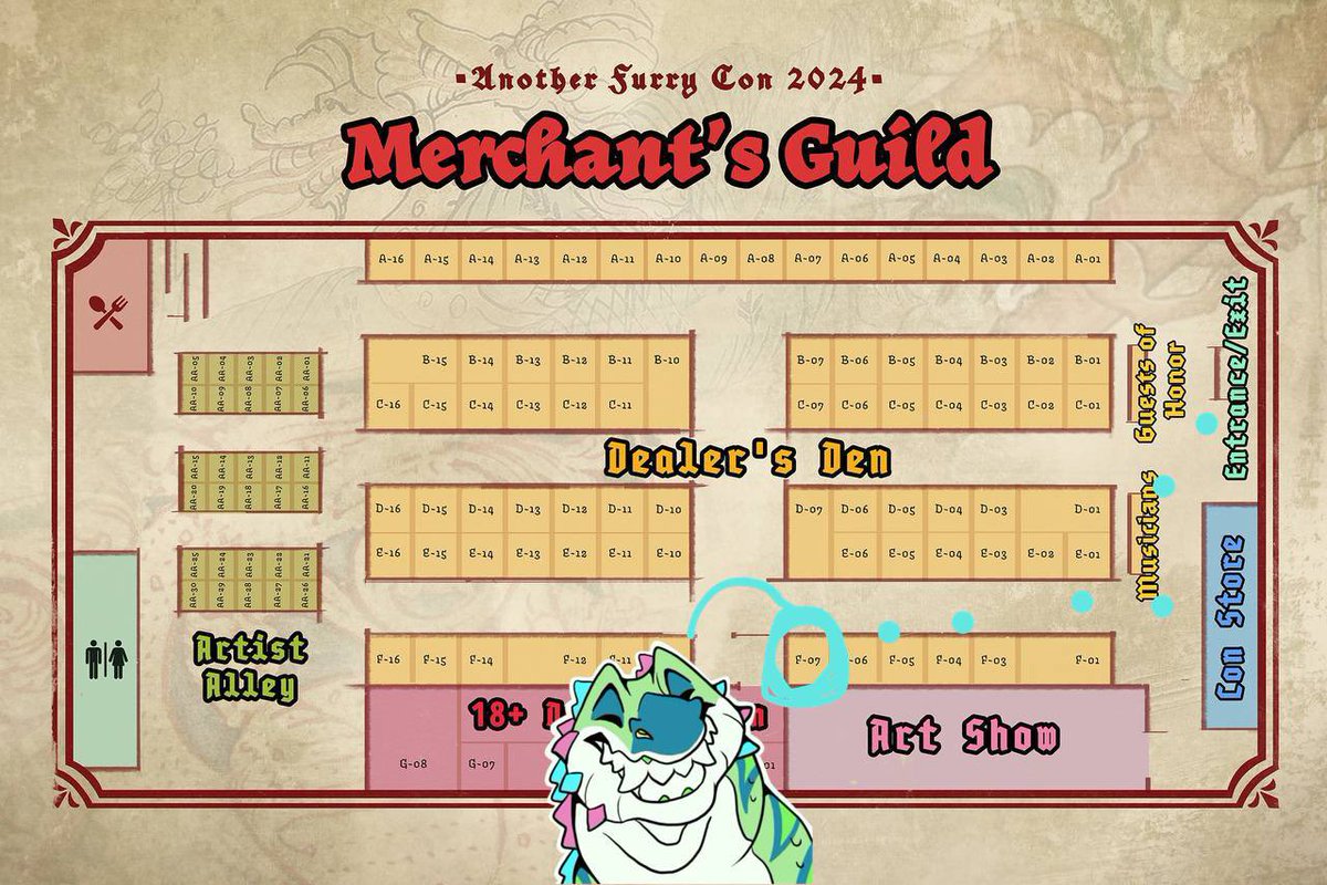 GummyKaiju's tweet image. Gummy Kaiju has made it to AFC 🦖✨

@slycanine will be there at the booth! Please do stop by even just to say hi :] 

We will also be in the night market Friday and Saturday night 👀💚