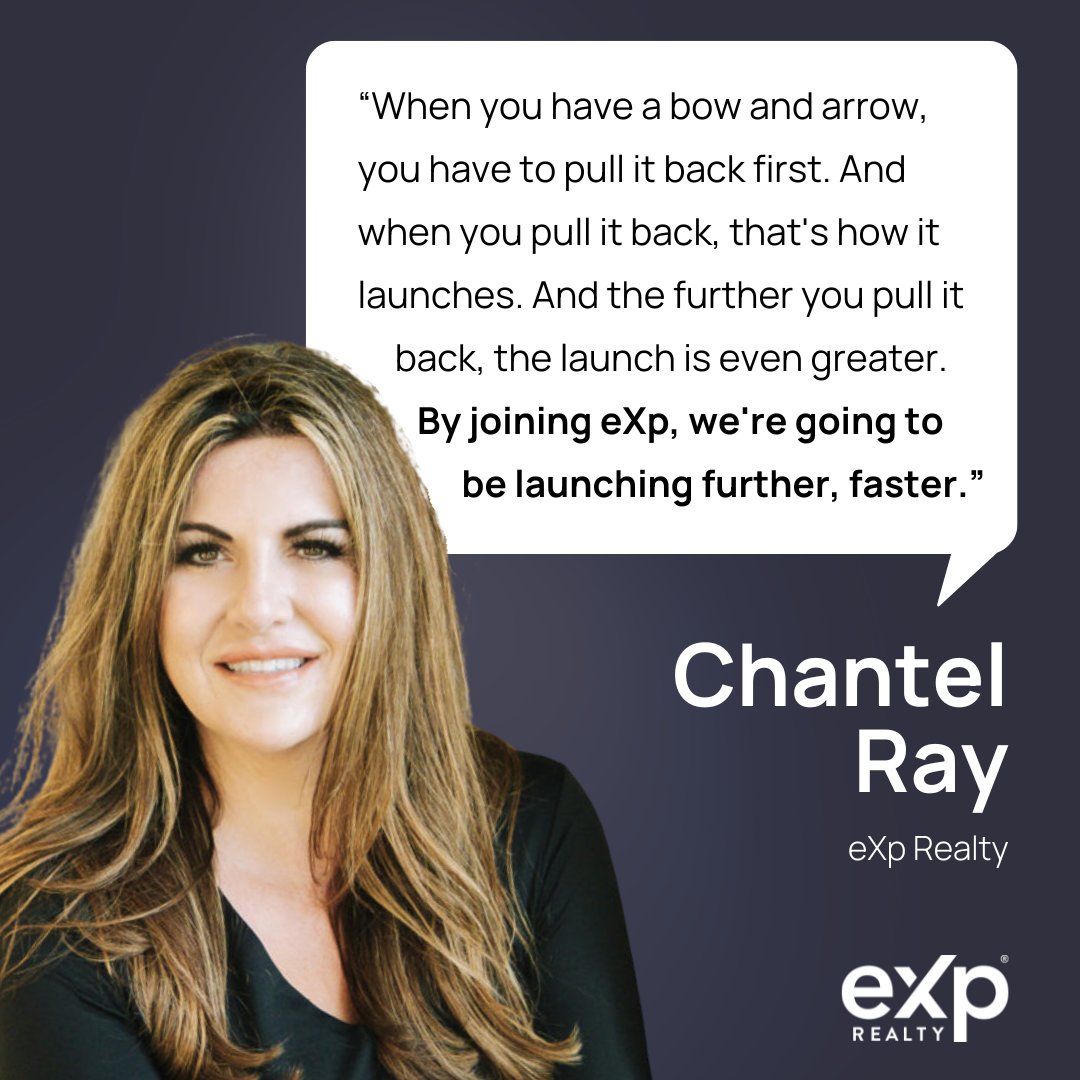 eXpRealty's tweet photo. Exciting news! Chantel Ray and CanZell Realty have transitioned to eXp Realty! Built on faith, determination, and giving back, her journey is just starting. We can’t wait to see her team launch "farther, faster" with eXp!

#eXpProud #WhereTheProsGoToGrow https://t.co/k93taYWx0U