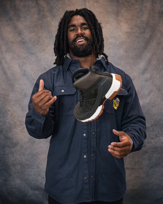 Gearing up for game day with <a href="/wolverine/">Wolverine Boots</a>. 〽️🥾 Only at Wolverine.com/bluecollar