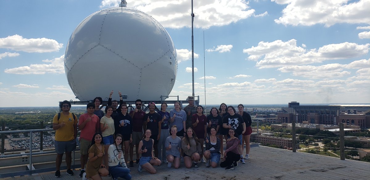 The Texas A&amp;M Atmospheric Sciences Radar Meteorology class spent some time on top of Aggieland today looking at the new <a href="/climavision/">Climavision</a>  radar hardware.  <a href="/TAMU/">Texas A&M University</a> <a href="/TAMUArtSci/">Texas A&M Arts & Sciences</a> <a href="/tamu_atmo/">TAMU Atmospheric Sciences</a>