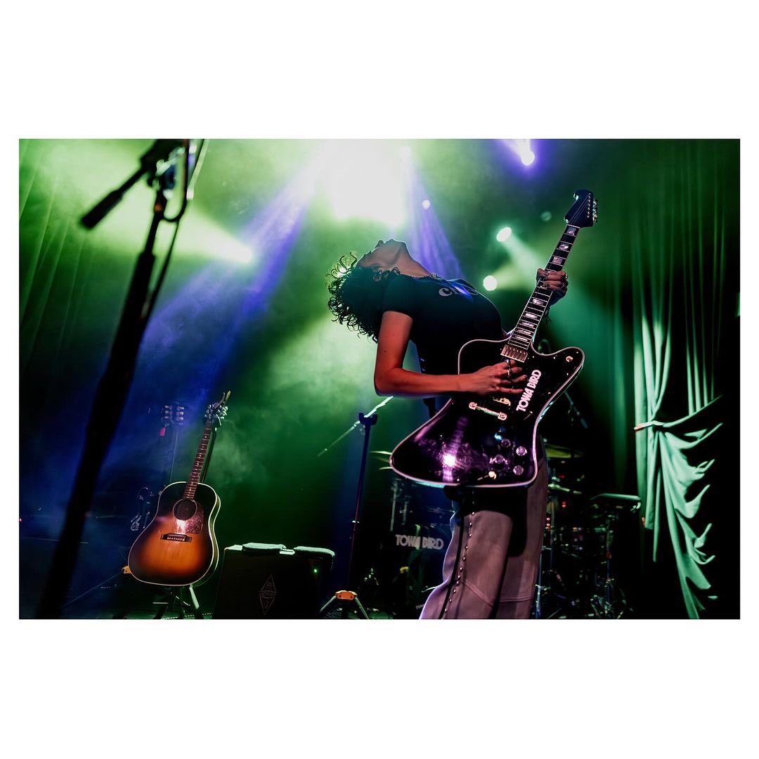 towabirdsource's tweet photo. Towa photographed on stage during the LA show of the #AmericanHeroComplexTour by Derrick Lee for @BlurredCulture https://t.co/tdBhvRcUgc