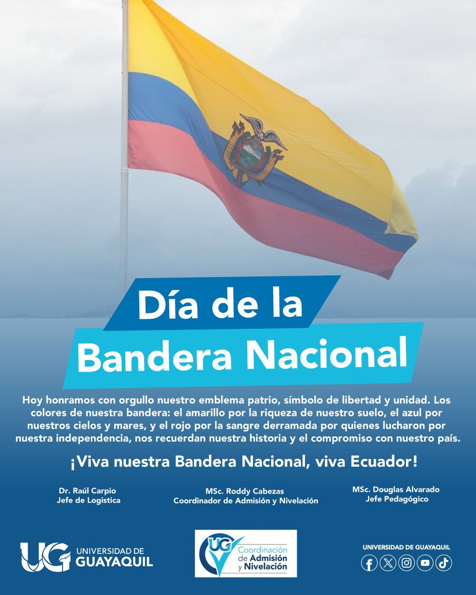 Coordinación de Admisión y Nivelación UG tweet media