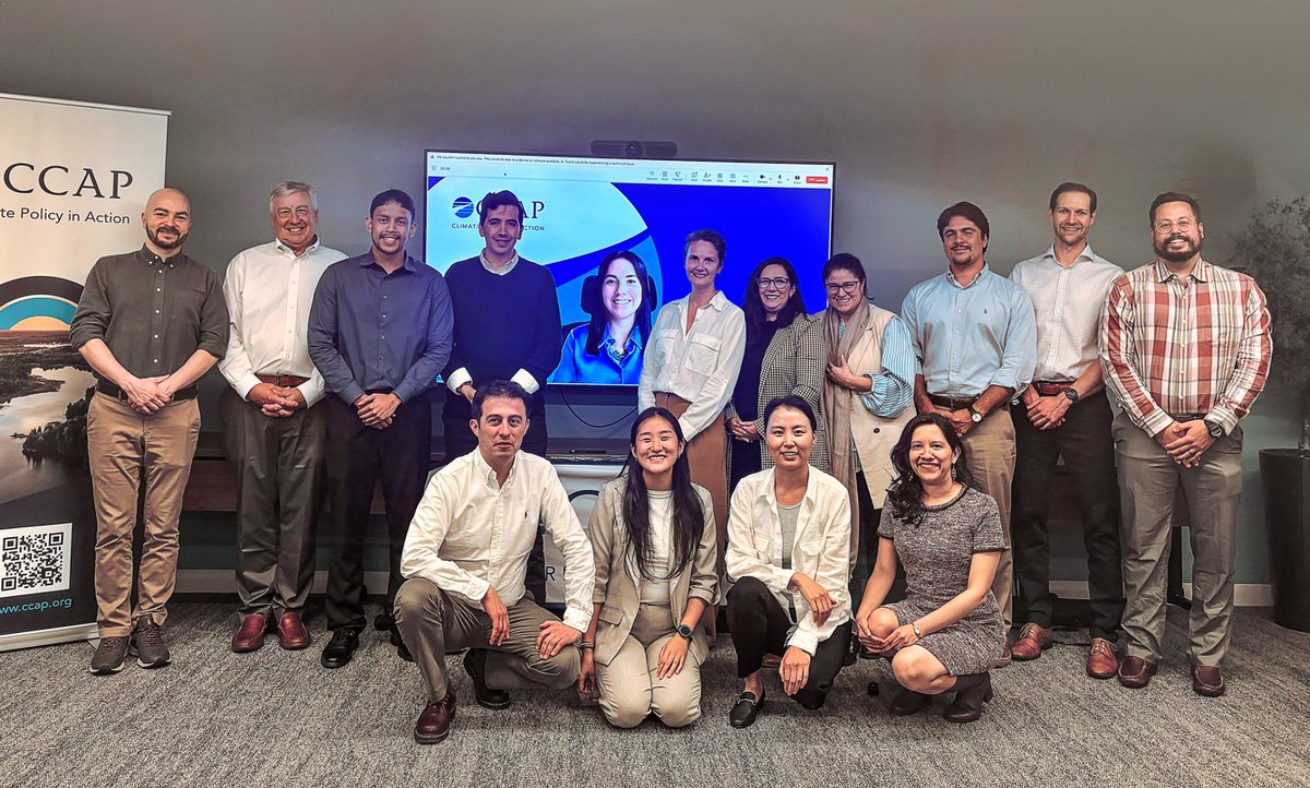 This week, we welcomed our global remote team to our headquarters in #WashingtonDC—the place where it all began—to develop a 2-year roadmap for our three program areas: #CarbonMarkets, #ClimateFinance, and #MethaneMitigation, ahead of #COP29.