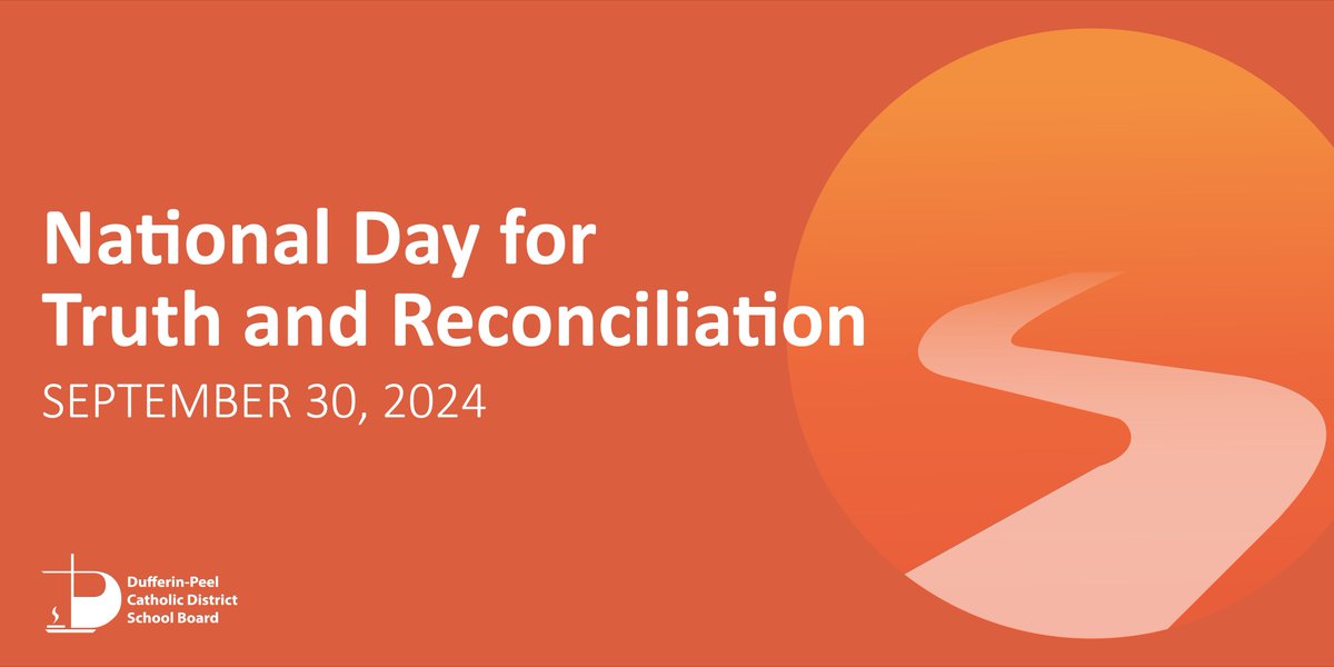 Flags on DPCDSB schools/facilities will be flown at half-staff on Monday, September 30 in observance of the National Day for Truth and Reconciliation. 

Read more: dpcdsb.info/NationalDayfor…