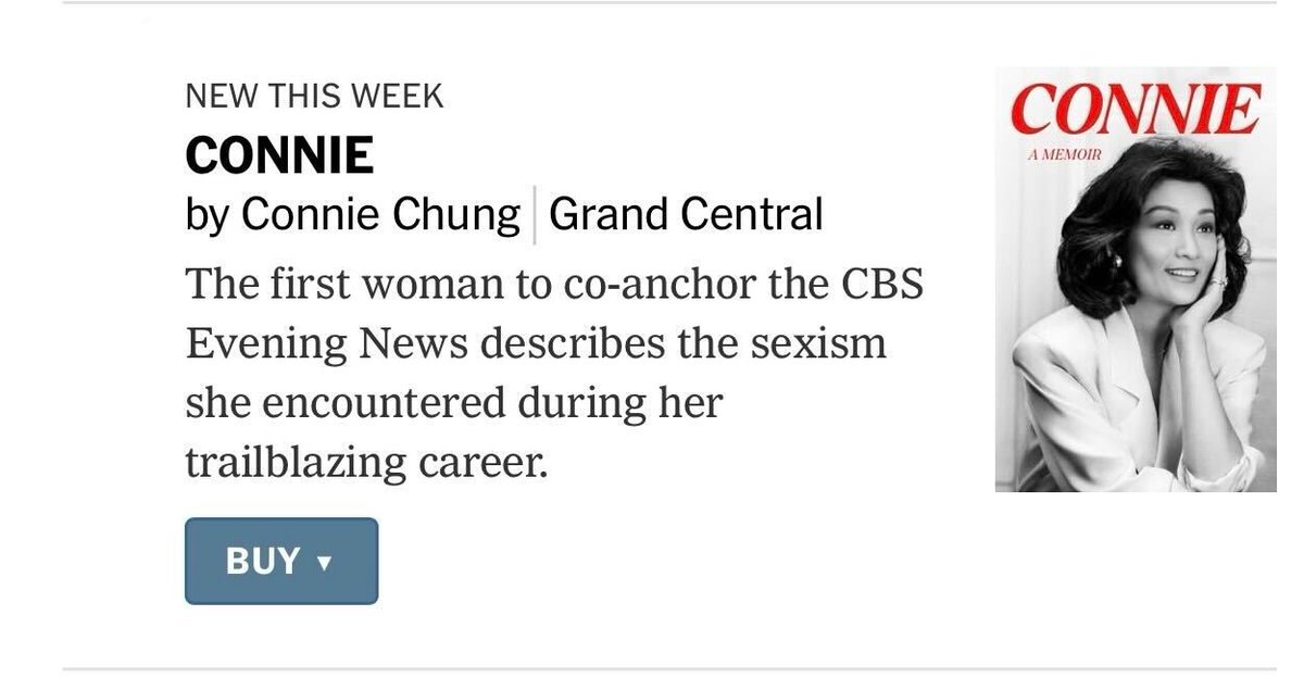 JavelinDC's tweet photo. Congratulations to NEW YORK TIMES BESTSELLING AUTHOR, Connie Chung, on her debut memoir! https://t.co/oqkgxjlJd1