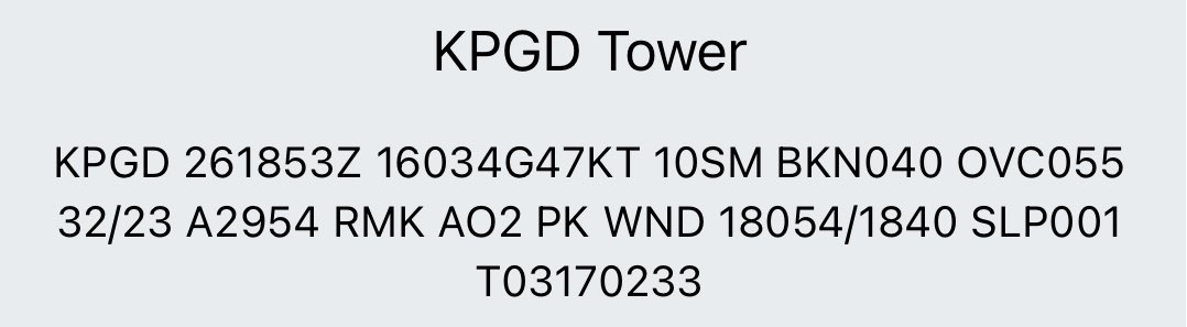 “That was downright sporty” —Allegiant pilot moments after arrival.