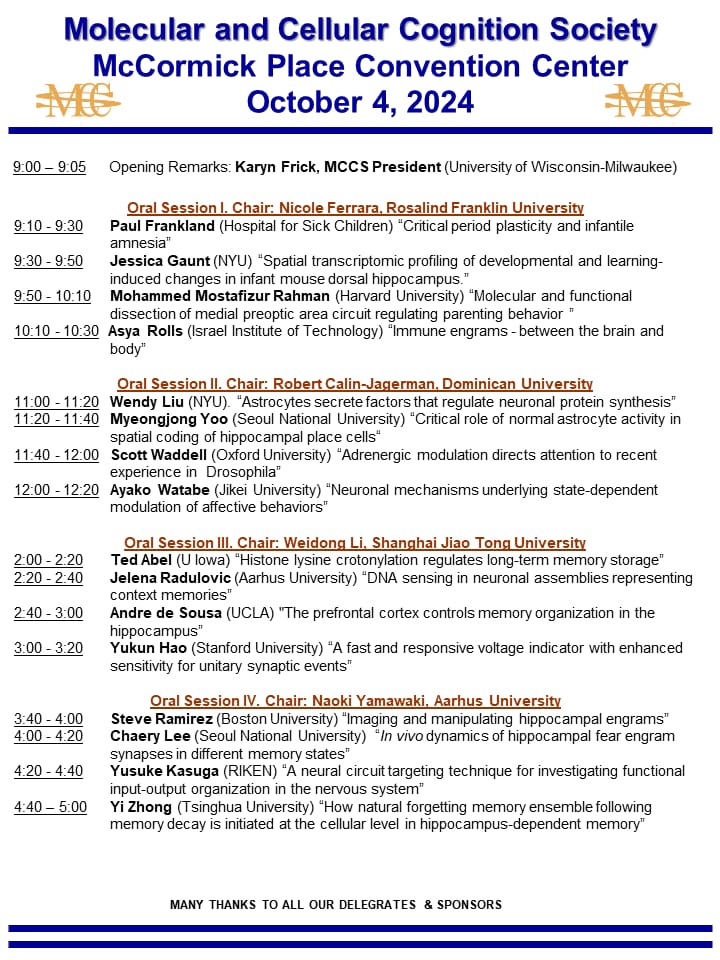 MCCStweets's tweet photo. Final agenda for #MCCS24 Symposium next week in Chicago.

We are still accepting abstracts for Poster Presentations until Friday September 27 at 6.00 PM EST. https://t.co/ki0qheWLy6