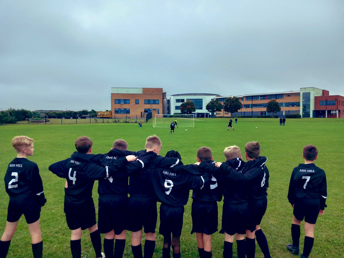 Well done to our Y7 boys team who played @STWAcademy this evening ⚽️ 

They are now through to the second round of the English Schools Cup! 

#AHAPE