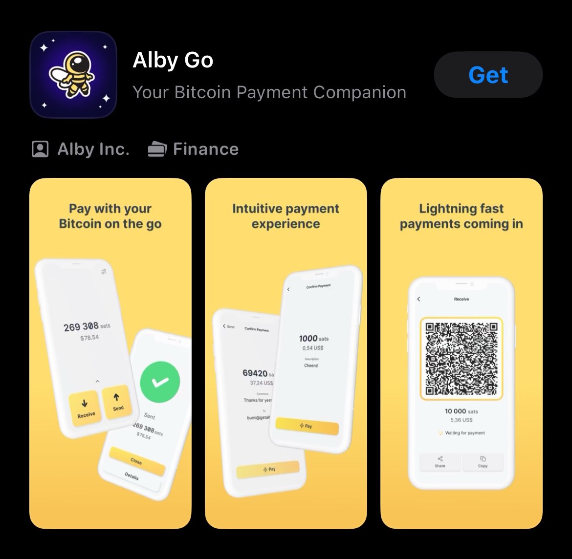 parachutesBTC's tweet photo. ALBY GO mobile app is here!
Self hosted lightning wallet connected to your Alby Hub. Get in! https://t.co/PdkrcYqjxw