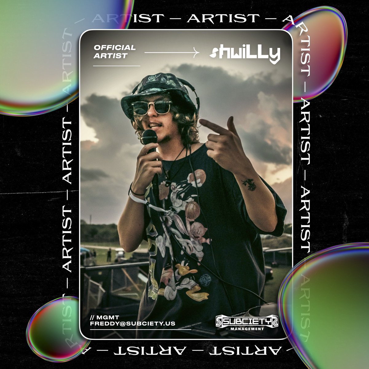 TheSubciety's tweet photo. Official Subciety Artist Roster: PART 2️⃣

These artists represent the heart and soul of the Subciety sound.

🌀 Nyquist
🌀 OldGold
🌀 shwiLLy
🌀 Solfire https://t.co/Ltvtjf6HFO