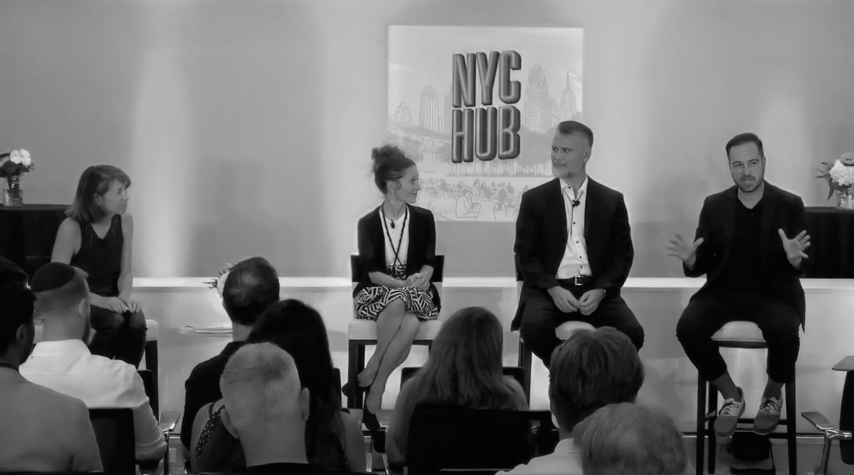 Thank you to <a href="/Novartis/">Novartis</a> and the content lab team for hosting a lively panel on information design at their NYC hub. #Havas