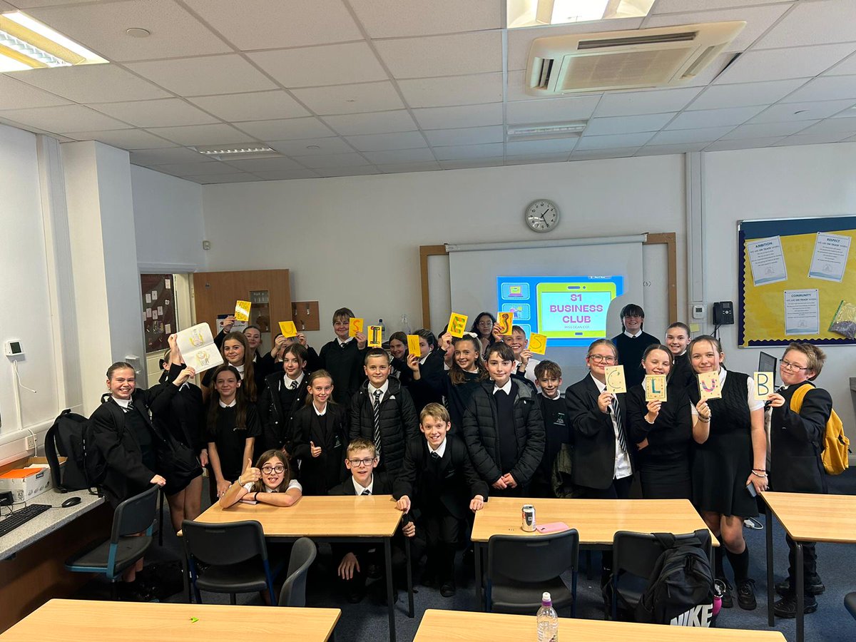 S1 enjoying Miss Dean's Creative Business Club. Every Friday BGE lunchtime in E101.
<a href="/DuncanrigScndry/">Duncanrig Secondary</a>  <a href="/Missdeanbusteac/">Missdeanbusiness</a>
#businessisfun