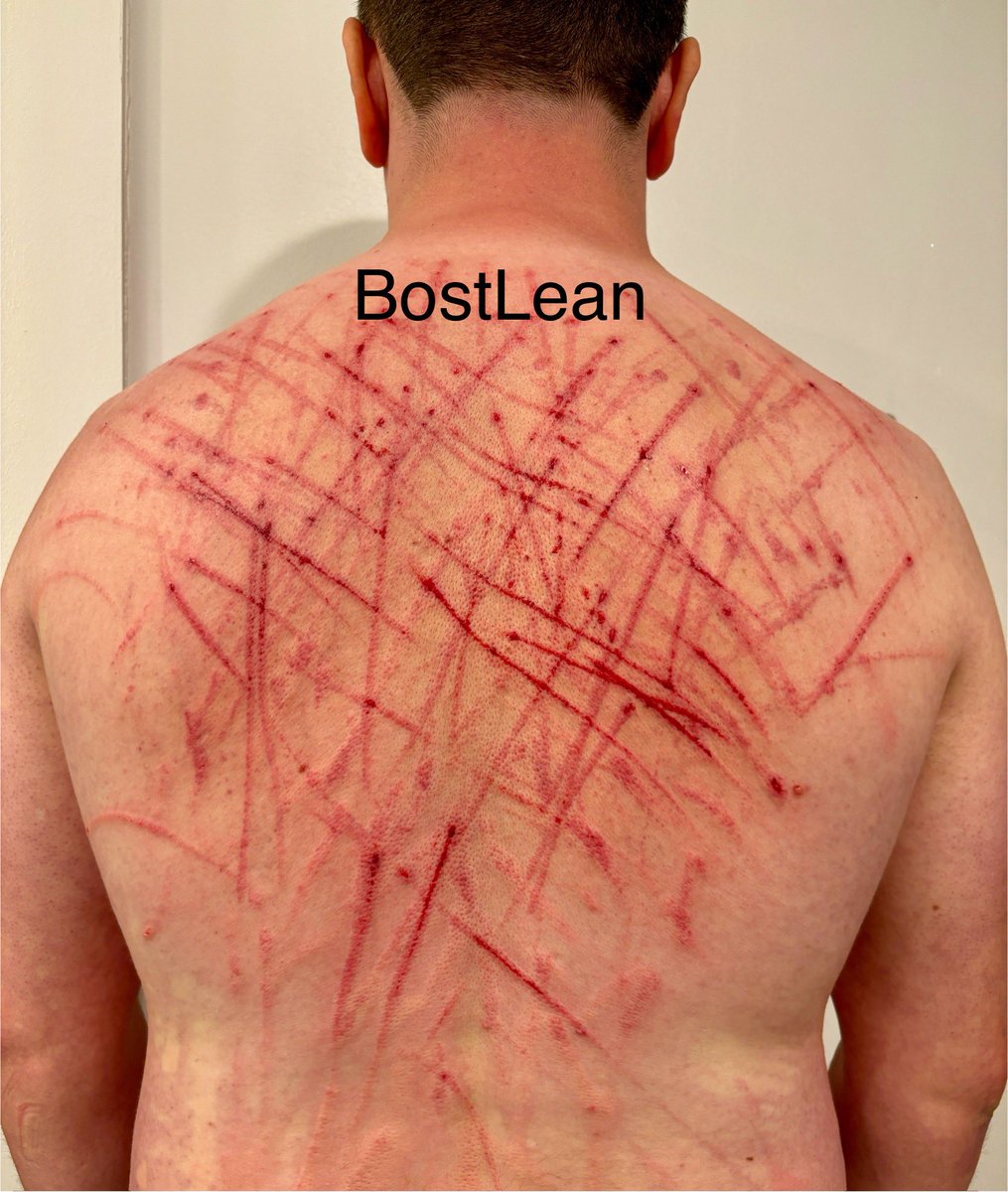 Some moderately heavy single tail  play with a new bud who loved it! 4.5 ft #bullwhip, total length 7 feet, with a thin Kevlar cracker. #Gay #Muscle #Whipped