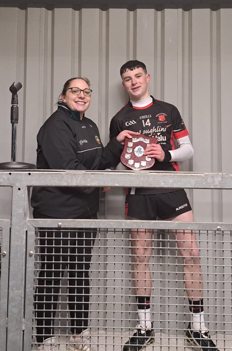 It’s not everyday you get to make a winning presentation to your Club but when you get to make it to your son as Captain it’s even more special ! <a href="/Gracefield_GAA/">Gracefield GAA</a> #proudmammy