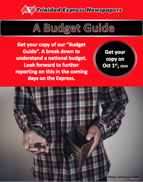 expressupdates's tweet photo. Let us breakdown 📊 the 🇹🇹 National Budget 2025 📈💲 for YOU🫵 !
Get your copy of our Budget Guide on 01st October in your Daily Express.
#TTBudget #Budget2025 #TTBudget2025 #BudgetGuide #TrinidadExpress #ExpressNewspapers https://t.co/SyoxrAbtoP