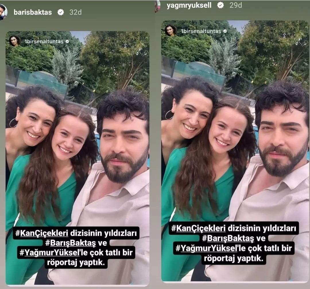 DarlingYesm's tweet photo. 2.sezon roportajımızda olmuştu herkez çok tepki vermişti ama sezon öncesi YağBarı yan yana görmüştük ne güzel bu sezon oda iptal edildi 3.sezon ropumuz içerde kaldı😮‍💨🤦‍♀️🤦‍♀️ #KanÇiçekleri #2sezon #YağBar #DilBar https://t.co/TKTQfT3Ijt