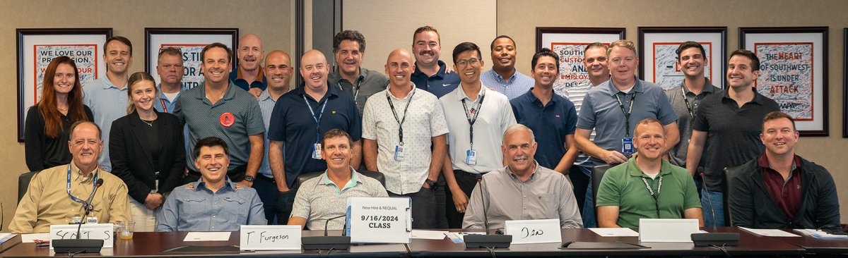 swapapilots's tweet photo. Yesterday, we welcomed members of the September 16 new hire class of SWAPA Pilots! We look forward to representing each of you and your families as you soar to new heights at Southwest Airlines. #SWAPA #aviations #pilots https://t.co/VE2Cf6D5kK