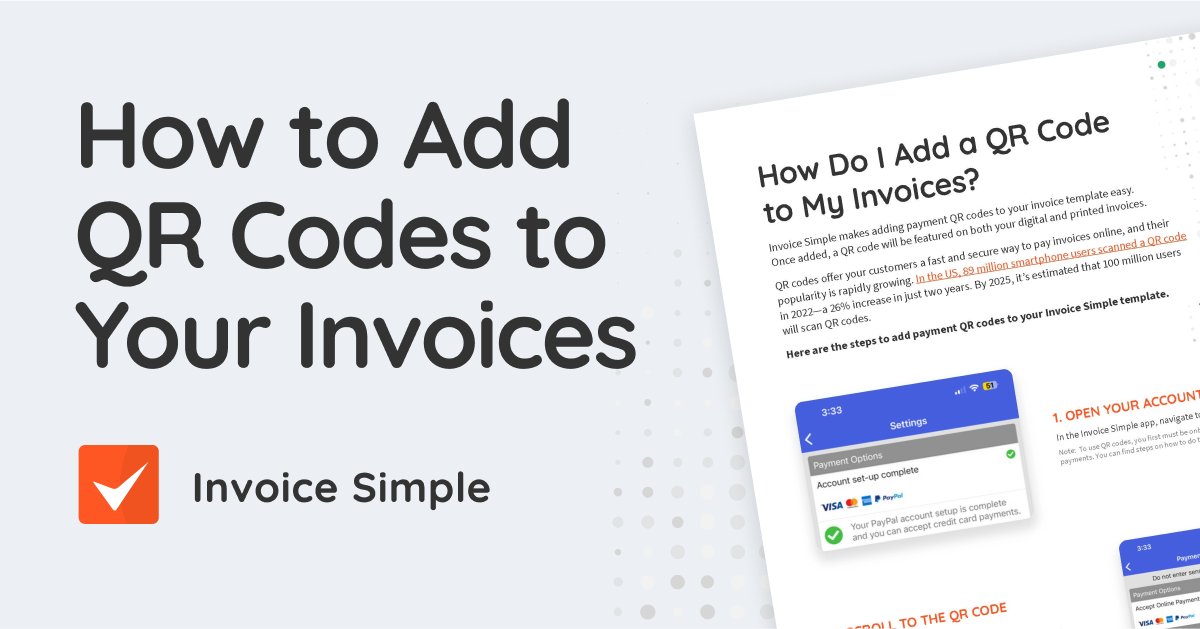 Invoice Simple tweet media