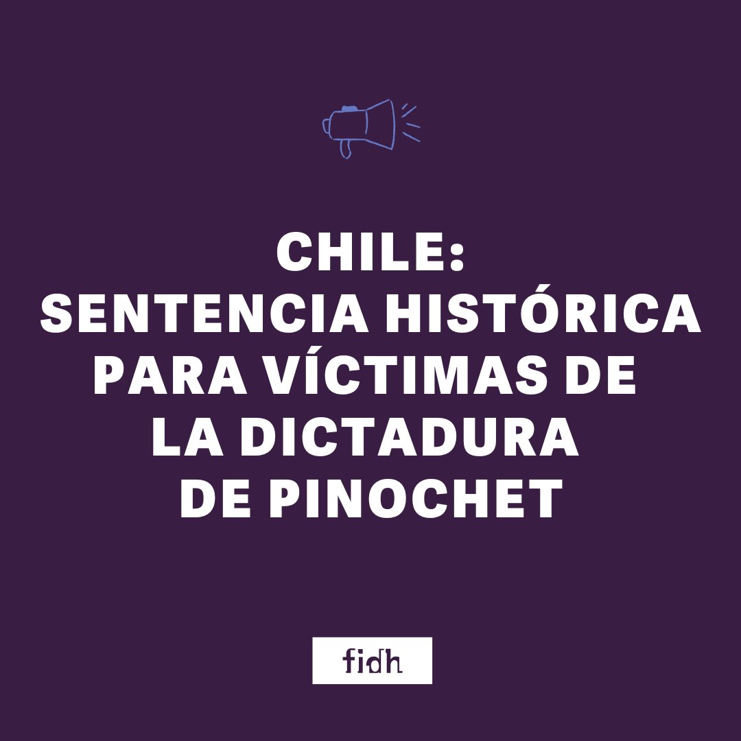 Victoria para víctimas de crímenes de lesa humanidad bajo Pinochet en #Chile.

La <a href="/CorteIDH/">Corte Interamericana de Derechos Humanos</a> dicta sentencia histórica condenando al Estado chileno en el caso Vega González y otros vs. Chile.

Marcando un hito en la lucha por la justicia y derechos humanos en América. 🧵👇

La