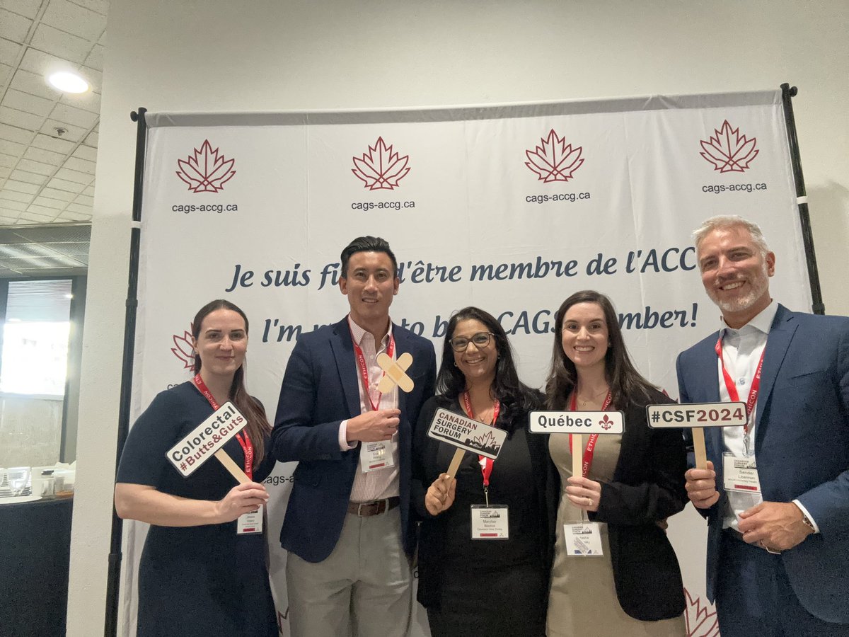McGill at CSF <a href="/McGillGenSurg/">McGill General Surgery</a> <a href="/mcgillGenSx/">McGill Division of General Surgery</a> #CSF2024 <a href="/BoutrosMarylise/">Marylise Boutros</a> <a href="/evanwongMDCM/">Evan Wong, MD, MPH, FRCSC, FACS</a> <a href="/Jessica81387223/">Jessica Holland</a> <a href="/ncaminsky/">Natasha Caminsky</a>