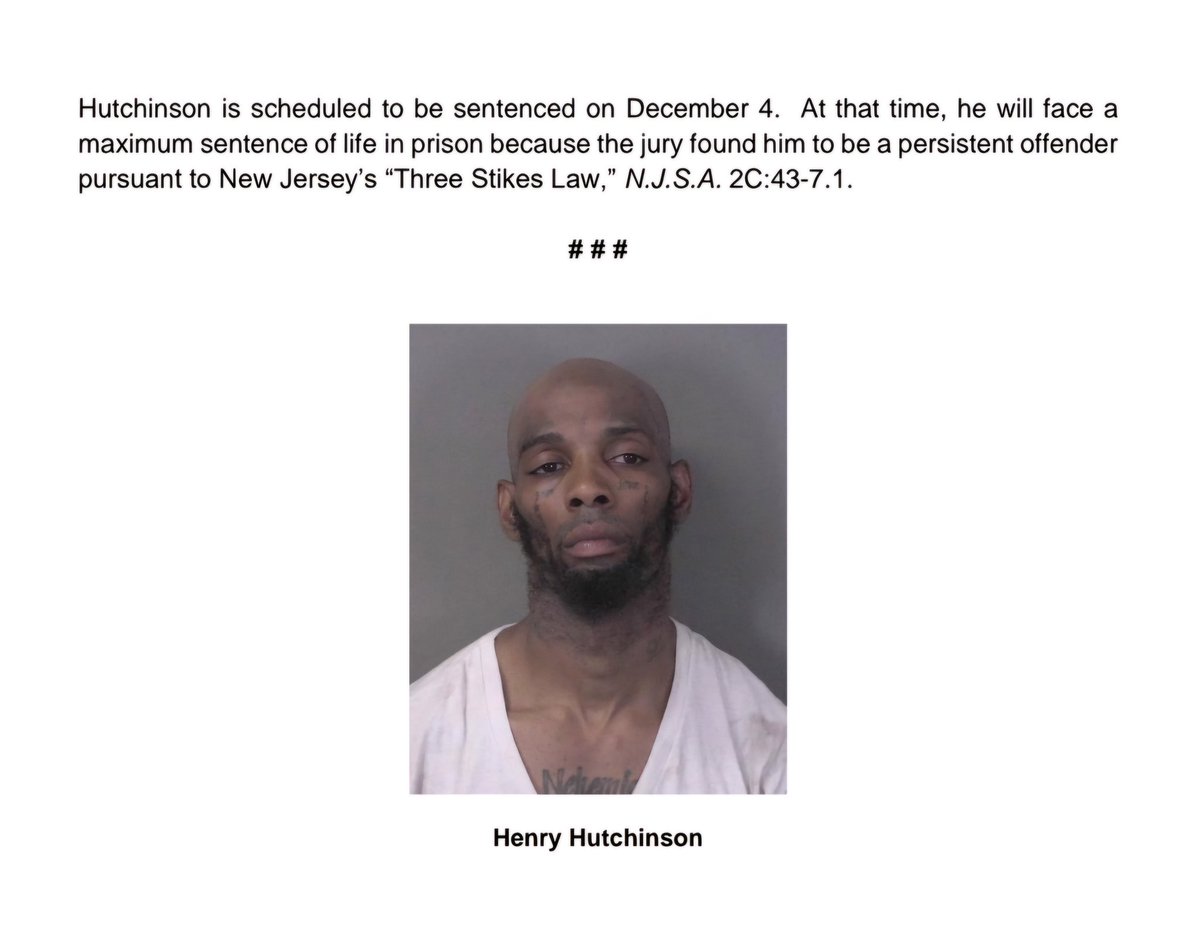 MercerCoPros's tweet image. Mercer County Jury Finds Trenton Man Guilty in July 2022 Attempted Murder
