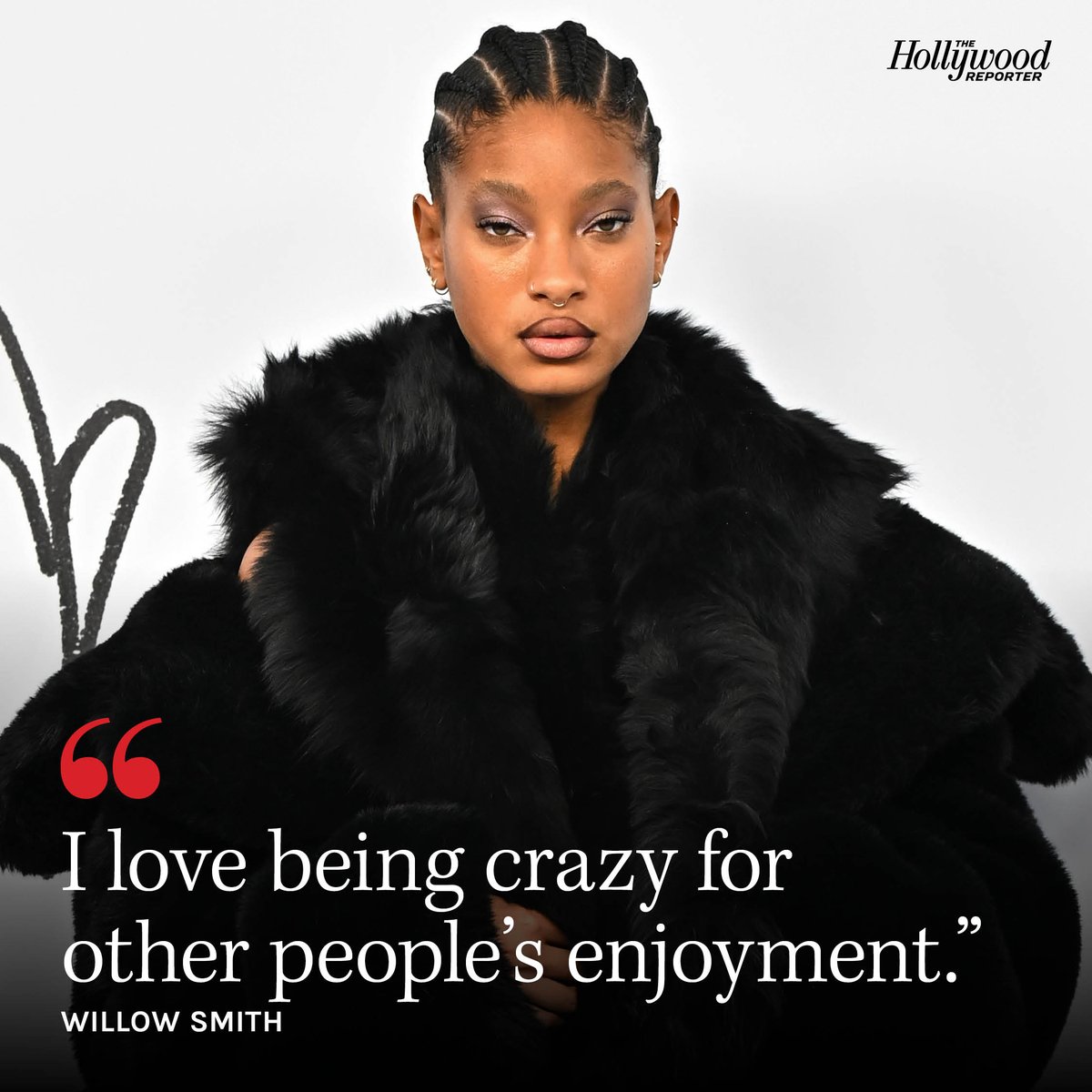 THR's tweet photo. Willow Smith is releasing a deluxe version of her latest album #Empathogen: “I’m just excited for the homies to watch me be crazy, because I love doing that,” Smith tells THR. “I love being crazy for other people’s enjoyment” https://t.co/UWfvEPtrfo https://t.co/6tOG0JVLpz