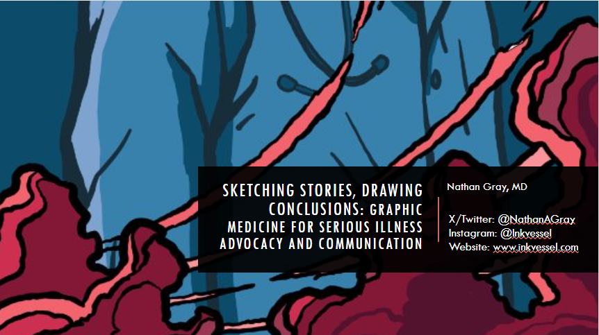Johns Hopkins GIM (@hopkins_gim) on Twitter photo #HopkinsGIM is excited to have Dr. <a href="/NathanAGray/">Nathan Gray MD, FACP</a> presenting at Grand Rounds on Friday, Sept. 27!
Join us in person or online from 9 to 10 a.m. for "Sketching Stories, Drawing Conclusions: Graphic Medicine for Serious Illness Advocacy and Communication."
hopkinsmedicine.org/general-intern… #HopkinsGIM is excited to have Dr. <a href="/NathanAGray/">Nathan Gray MD, FACP</a> presenting at Grand Rounds on Friday, Sept. 27!
Join us in person or online from 9 to 10 a.m. for "Sketching Stories, Drawing Conclusions: Graphic Medicine for Serious Illness Advocacy and Communication."
hopkinsmedicine.org/general-intern…