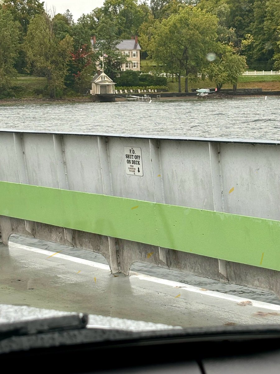 Another first today. We rode a car ferry from Vermont to NY. Across Lake Champlain. Drive through the Adirondacks and visited Lake Placid.
