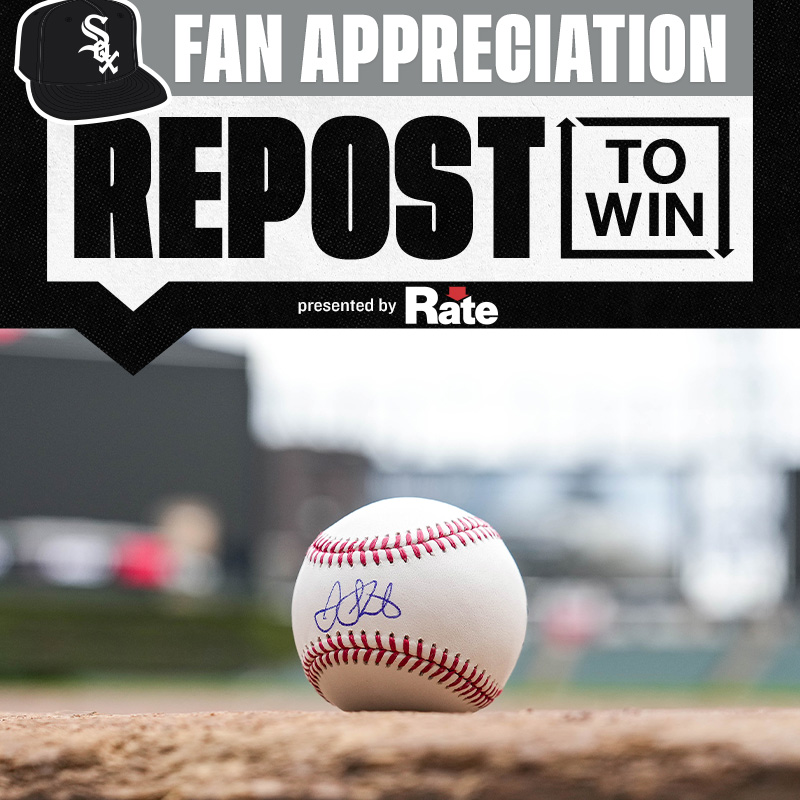 whitesox's tweet photo. REPOST for a chance to win an autographed Gavin Sheets baseball!

#WhiteSox x @GuaranteedRate