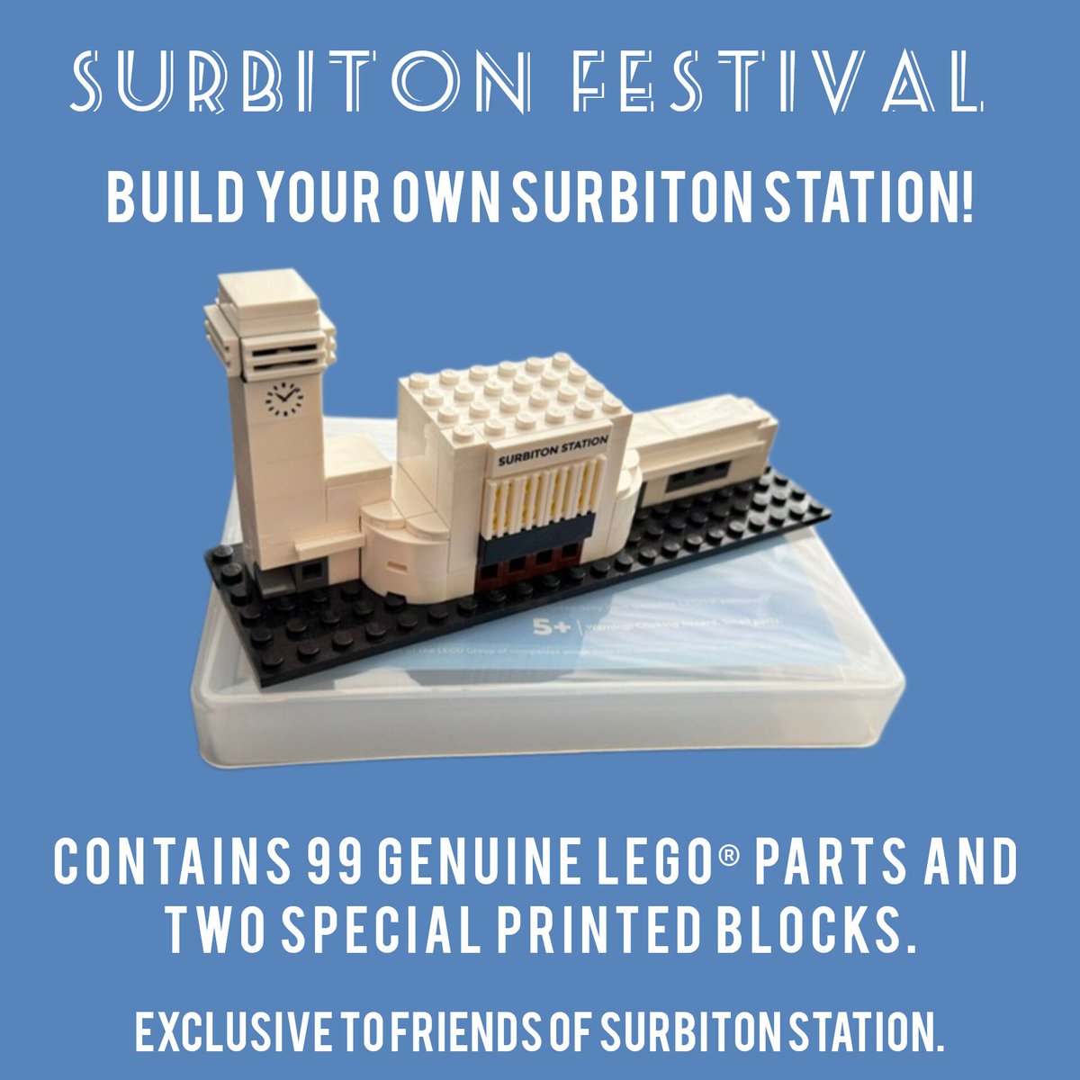 Take home an art deco inspired treasure from Surbiton Festival on Saturday (28th).

We've been working with <a href="/thebrickpeople_/">The BRICK People</a> to create a fabulous, exclusive model of our iconic train station. Support the work of FOSS and get your own Surbiton Station for just £30. Treat yourself!