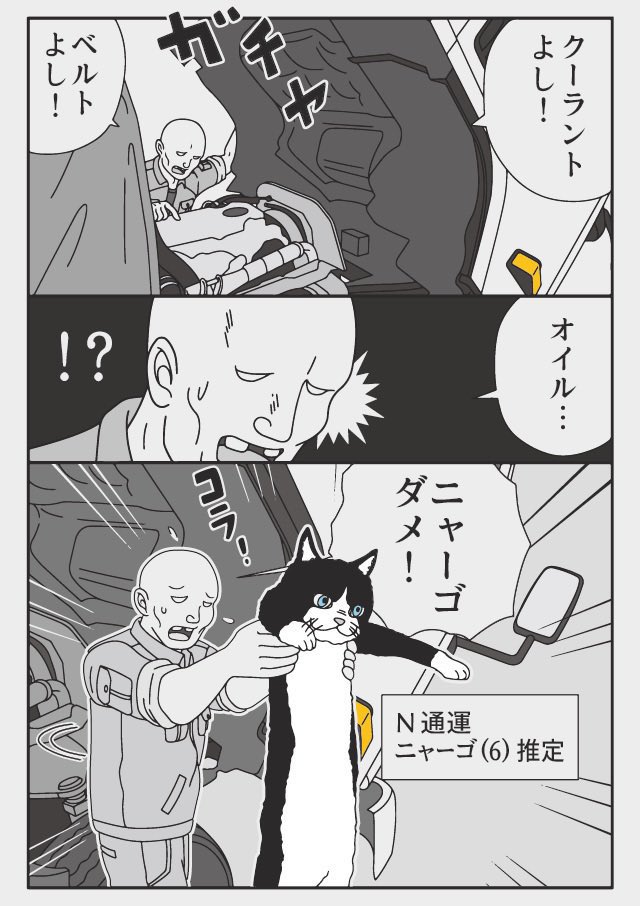 ネコバントラックドライバー
朝晩涼しくなってまいりました
発車前は一度チェックお願いします⭐︎ 