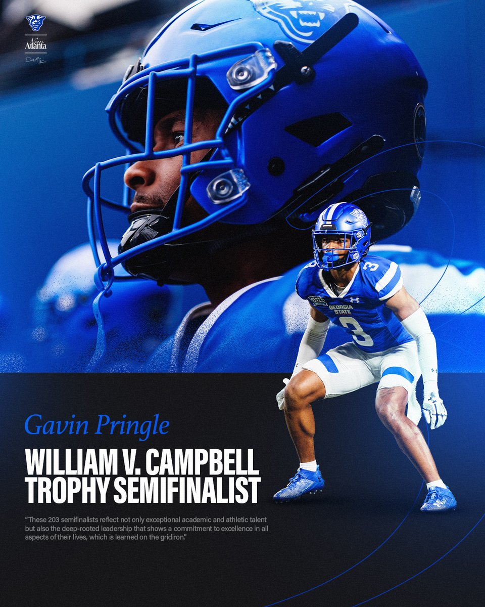 A true scholar-athlete 🎓

Redshirt senior cornerback Gavin Pringle named 2024 William V. Campbell Trophy semifinalist 

📰 Read more: bit.ly/47Gs17i

#LightItBlue | <a href="/GavinPringle_/">Gavin P.</a>