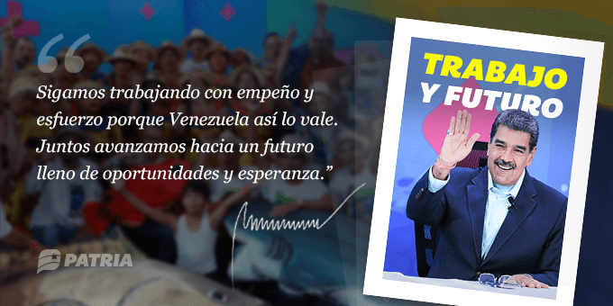 🚨 #ATENCIÓN: Inicia la entrega del Bono Trabajo y Futuro a través de la #PlataformaPatria enviado por nuestro Pdte. <a href="/NicolasMaduro/">Nicolás Maduro</a>.

📌 La entrega tendrá lugar entre los días #26Sep al #30Sep de 2024.

<a href="/MSVEnLinea/">Somos Venezuela | MSVEnLinea</a> <a href="/MSVSocial/">MSV Protección social</a> <a href="/veQRSocial/">veQR - Somos Venezuela</a> #SomosVenezuela #Venezuela