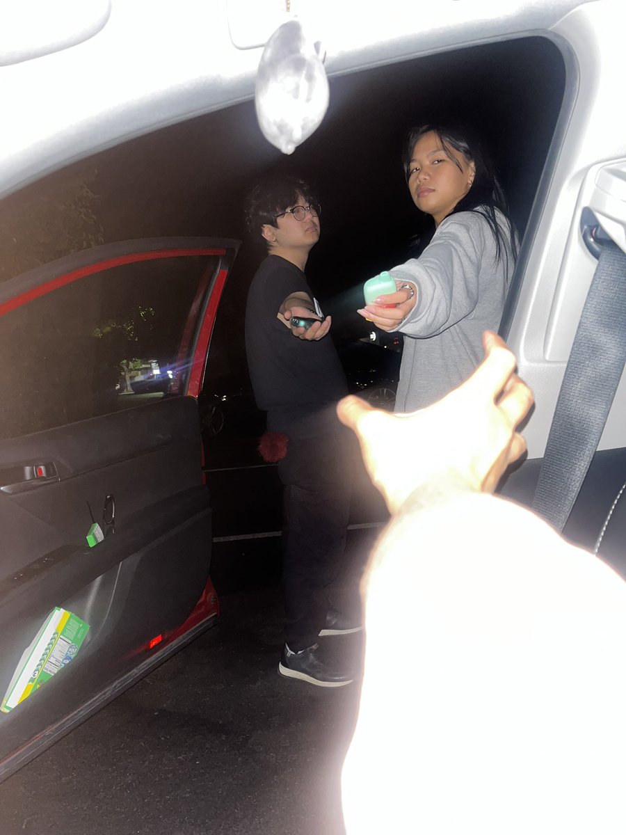 ggwaddam's tweet photo. fever dream waking up in a red toyota camry and we’re standing there, giving you offerings. https://t.co/Lhu5GCWFmW