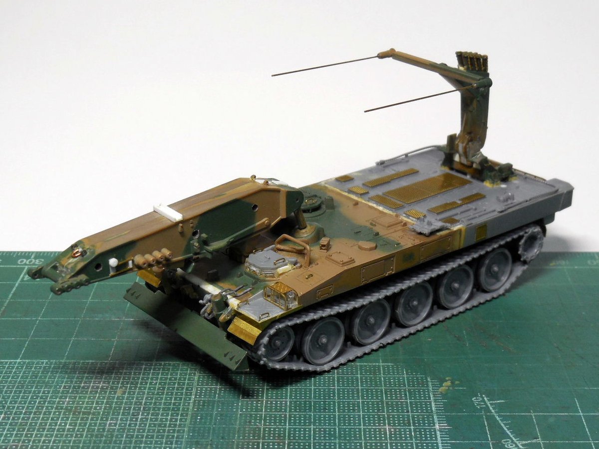 srf_sns_tw's tweet photo. #フジミ模型 87土台 #デアゴスティーニ 91載せ・・・

RT 1/72スケール「#陸上自衛隊 91式戦車橋（※細部、異なる）」製作a
⇒https://t.co/l263pNt0Bf #JGSDF #72scale #72lab #東千歳駐屯地 #勝田駐屯地 #施設学校 #滝ヶ原駐屯地 #たきすけ #フジミ #陸自 #プラモ #モデラー
https://t.co/leJ0rB3Rfg https://t.co/H9Pu5UhRje