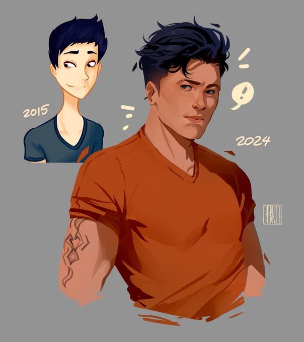 9 year old oc re-design 