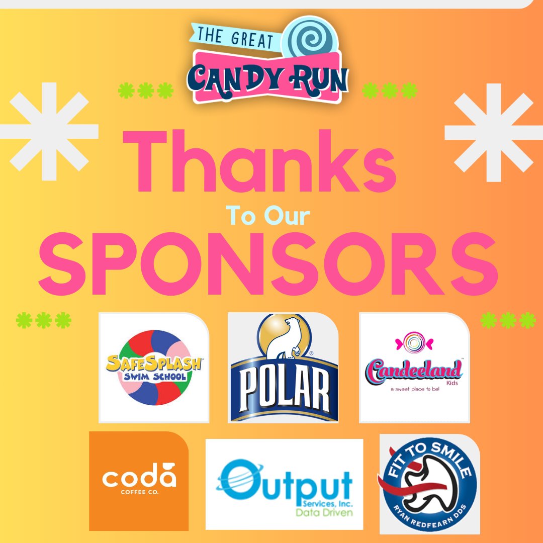🍭 Our <a href="/GreatCandyRun/">The Great Candy Run</a> 5K sponsors are so sweet! 🎉 We can't thank them enough! But we'll try -- T h a n k Y o u from the bottom of our hearts! 🧡 Join us on 11/10 for our annual FHF fundraiser &amp; make it even sweeter! Not in Denver? Choose the virtual 5K! halsports.net