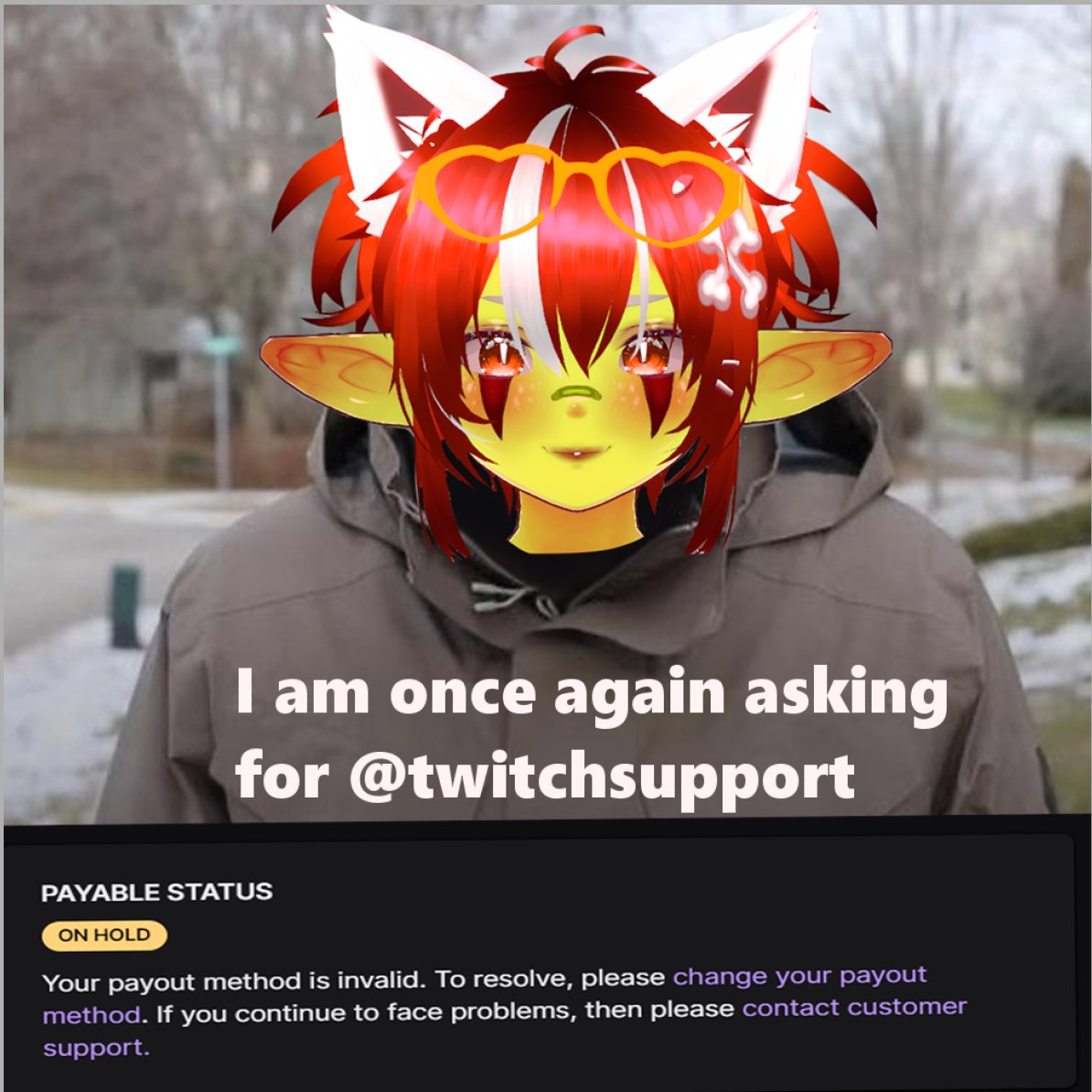 BriiBriiVT's tweet photo. Vtubers, Streamers, and you! Thank you for your support to bring attention to the suspensions. We need your help 1 more time! 

Alot of us got our accounts reinstated, however we have our payouts now on hold. Please help spread awareness sharing our posts!

@TwitchSupport https://t.co/8zamPLwLSA