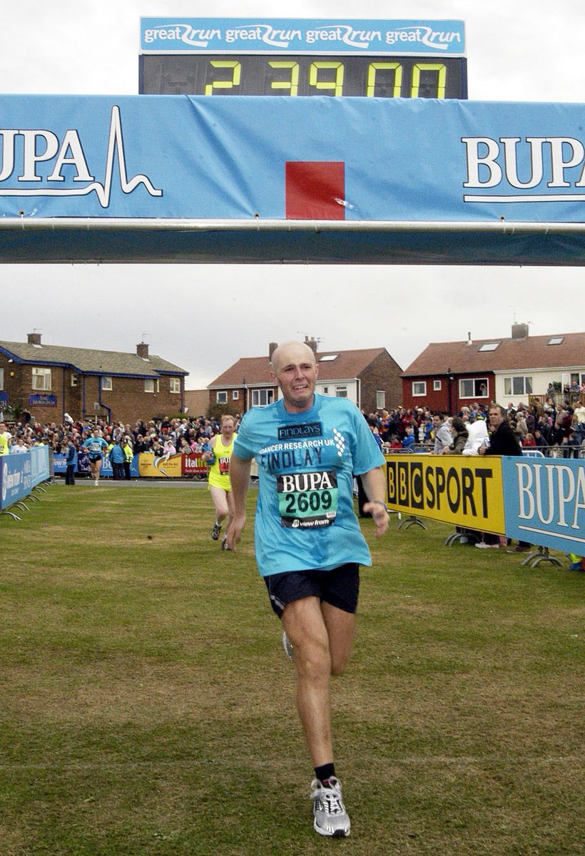 RunFindlayRun's tweet photo. Hard to believe 20 years today finished my first crazy event.  On anniversary of overcoming first journey with cancer ran 4 half marathons in 24 hours. From rural Belfast, over to Prestwick down Mossdale to Castle Douglas, Scotland. The horrible middle of night indoor Wales leg before a Helicopter taking off next to Red Arrows into my first Great Notth Run. I had the most amazing group of support crew and support from team at Great Run. Don’t remember too much but I do remember how great that day felt after a tough year. No one knew what was still to continue and what around the corner today but do know what a great feeling it was. Just 6.5 weeks to Himalayan 100 milers! #RunFindlayRun #runners #running #run #runner #instarunners ##runningmotivation #runhappy #fitness #instarun #trailrunning #marathon #runnersworld #instarunner #training #runnerscommunity #corridaderua #runningcommunity #workout #sport #correr #motivation